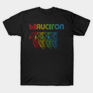 Cool Retro Groovy Beauceron Dog T-Shirt